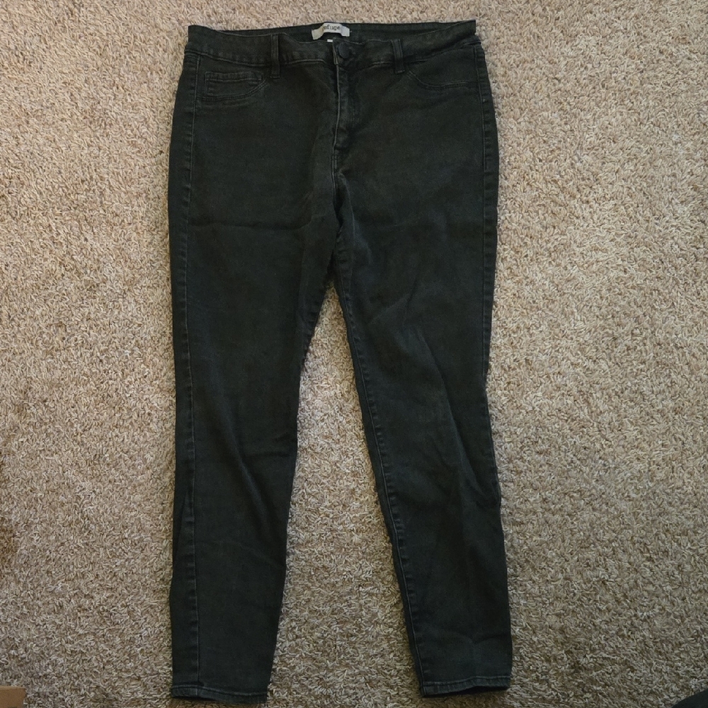 Refuge Black Jeggings Modern Fit